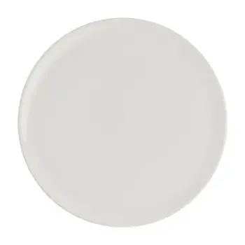 Rene Ozorio Fine China Round Elevation 6 1/8 in x 5/8 in White Album - Set of 12