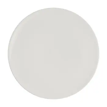 Rene Ozorio Fine China Round Elevation 8 3/4 in 5/8 in White Album - Set of 12