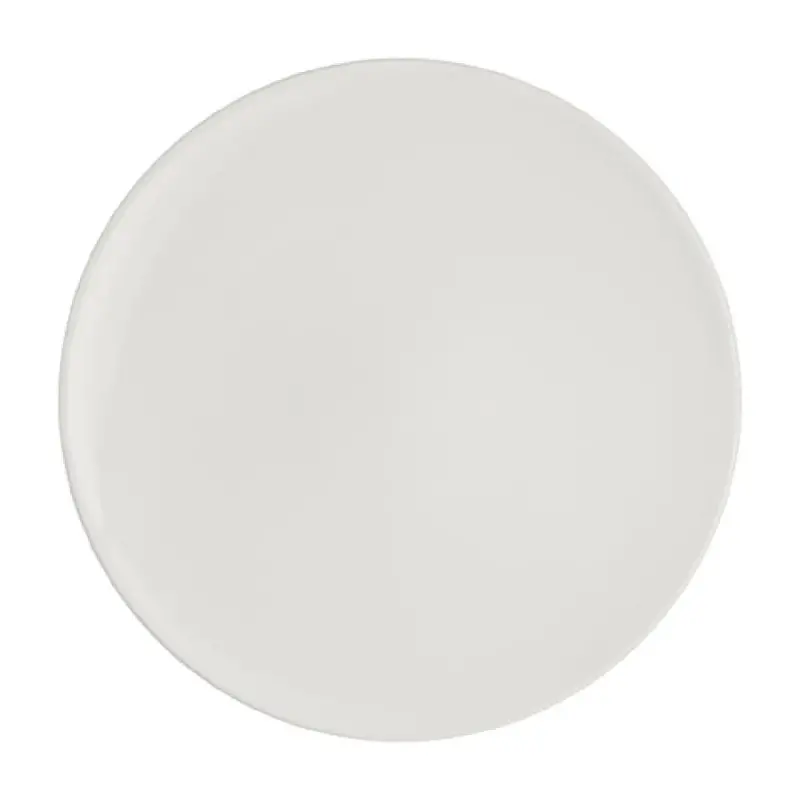 Rene Ozorio Fine China Round Elevation 10 1/4 in x 3/4 in White Album - Set of 12 Rene Ozorio Fine China Round Elevation 10 1/4 in x 3/4 in White Album - Set of 12