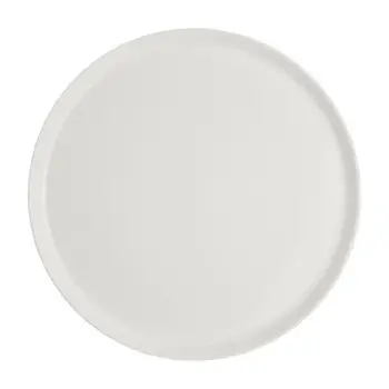 Rene Ozorio Fine China Round Tray 10 3/4 in White Album - Set of 12