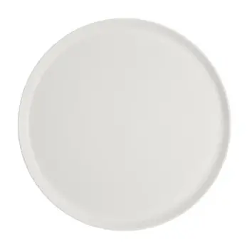 Rene Ozorio Fine China Round Tray 11 3/8 in White Album - Set of 12