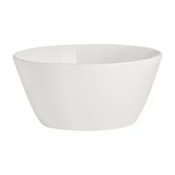 Rene Ozorio Fine China Deep Bowl 5 3/8 in x 2 3/4 in (20 oz) White Album - Set of 12