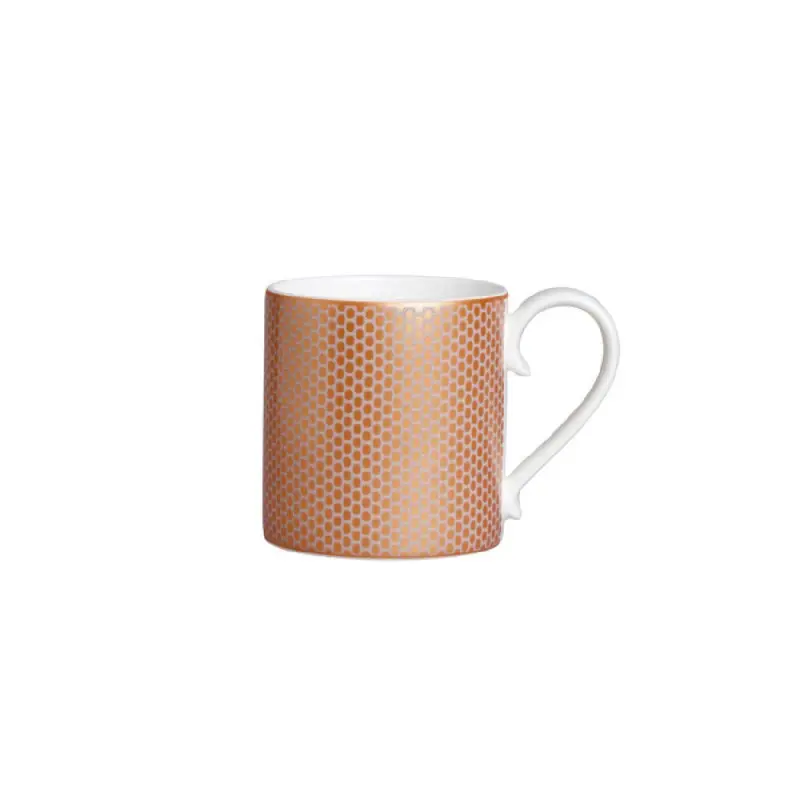 William Edwards Mug Coupe 5 in x 3 1/2 in (12 1/4 oz) Copper Mica And Grey Quanta - Set of 12