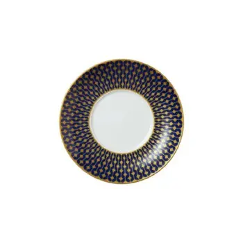 William Edwards Espresso Saucer Coupe 4 3/4 in (Fits And0112) Jewel Cobalt - Set of 12