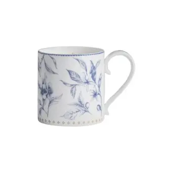 William Edwards Mug Coupe 5 in x 3 1/2 in (12 1/4 oz) Hive Blue - Set of 12