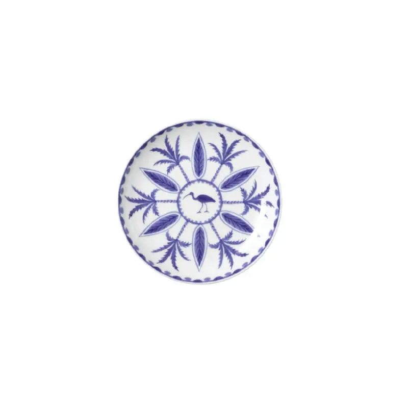 William Edwards Coupe Plate 6 1/2 in Sultans Garden Blue - Set of 12 William Edwards Coupe Plate 6 1/2 in Sultans Garden Blue - Set of 12