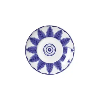 William Edwards Saucer 6 3/8 in (Fits And0110) Sultans Garden Blue - Set of 12