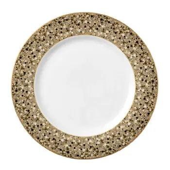 William Edwards Plate 11 3/4 in Fizz Gold - Set of 12