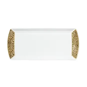 William Edwards L/S Rectangle Tray 13 3/8 in x 6 in Fizz - Set of 12