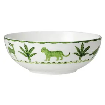 William Edwards Bowl Coupe 5 3/4 in (12 3/8 oz) Sultans Garden Green - Set of 12