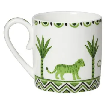 William Edwards Coffee Can 3 1/4 in x 2 1/4 in x 2 1/2 in (3 1/2 oz) Sultans Garden Green - Set of 12