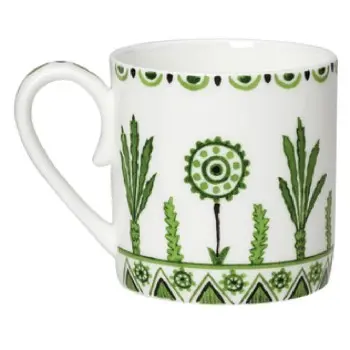 William Edwards Coffee Can 3 1/4 in x 2 1/4 in x 2 1/2 in (3 1/2 oz) Sultans Garden Green - Set of 12