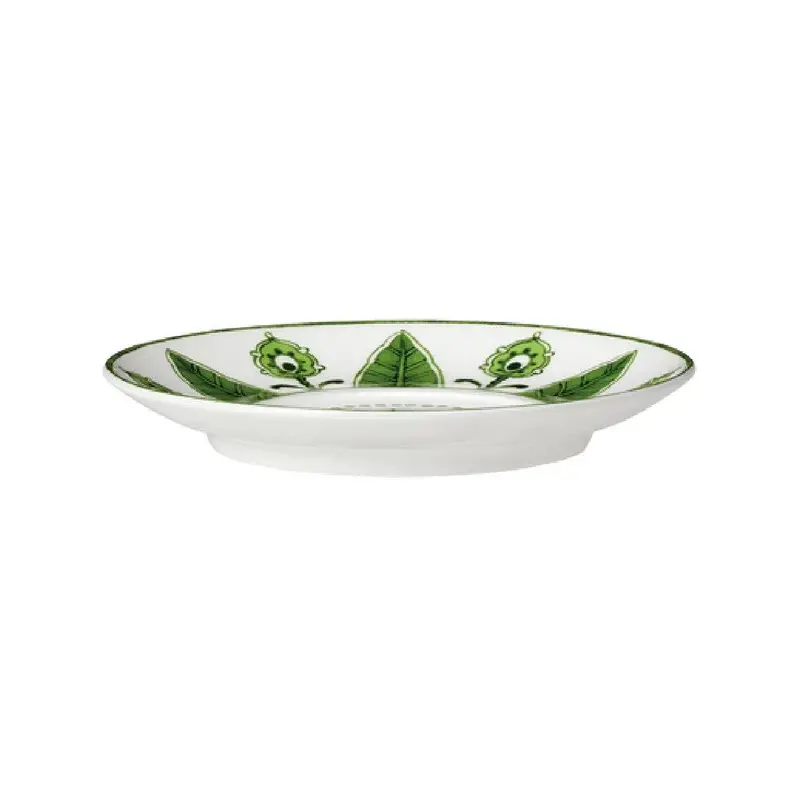 William Edwards Espresso Saucer Coupe 4 3/4 in (Fits And0112) Sultans Garden Green - Set of 12 William Edwards Espresso Saucer Coupe 4 3/4 in (Fits And0112) Sultans Garden Green - Set of 12