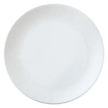 William Edwards Coupe Plate 10 1/2 in Flame - Set of 12