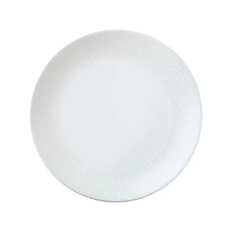 William Edwards Coupe Plate 10 1/2 in Flame - Set of 12 William Edwards Coupe Plate 10 1/2 in Flame - Set of 12