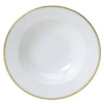 William Edwards Large Rim Bowl 11 in (21 oz) Burnished Gold - Set of 6