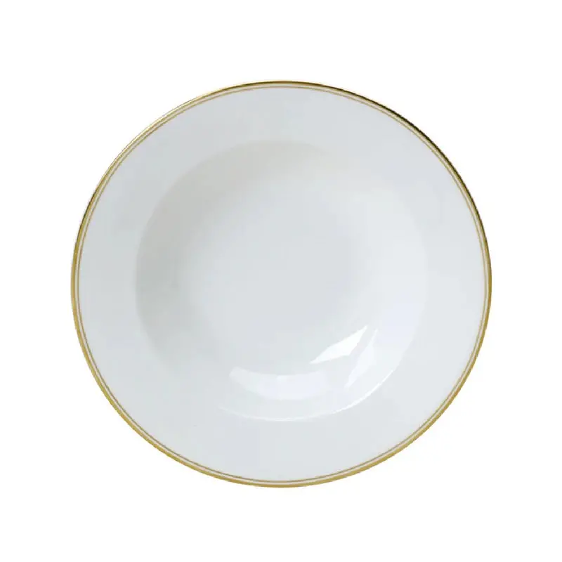 William Edwards Large Rim Bowl 11 in (21 oz) Burnished Gold - Set of 6