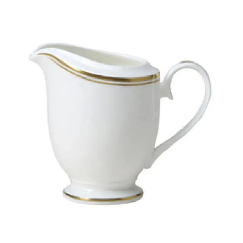 William Edwards Milk Jug 4 1/8 in (9 oz) Burnished Gold - Set of 12 William Edwards Milk Jug 4 1/8 in (9 oz) Burnished Gold - Set of 12