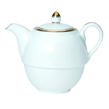 William Edwards Tea For One Teapot Lid (Fits And0411B) Burnished Gold - Set of 6