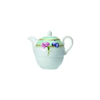 William Edwards Tea For One Teapot Coupe 4 7/8 in x 2 3/8 in (16 oz) Trellis - Set of 6