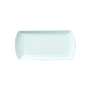 William Edwards Rectangle Tray 9 3/4 in x 5 in Classic White - Set of 12