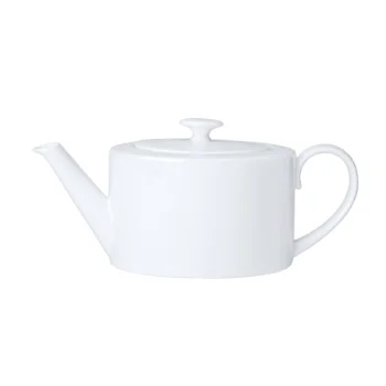 William Edwards 2 Cup Oval Teapot Lid (Fits And0337) Classic White - Set of 48