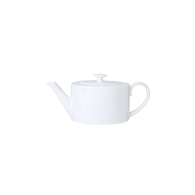 William Edwards 2 Cup Oval Teapot Lid (Fits And0337) Classic White - Set of 48