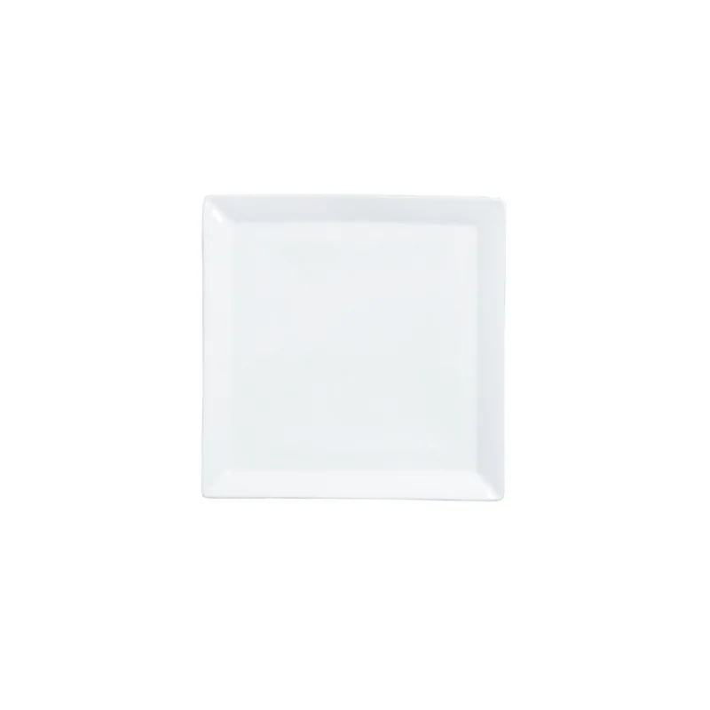 William Edwards Square Tray 8 3/4 in x 8 3/4 in Classic White - Set of 12