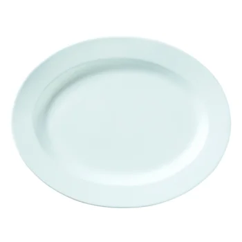 William Edwards Oval Dish 9 in Classic White - Set of 12