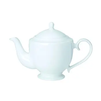 William Edwards Teapot 4 Cup (28 oz) Classic White - Set of 6