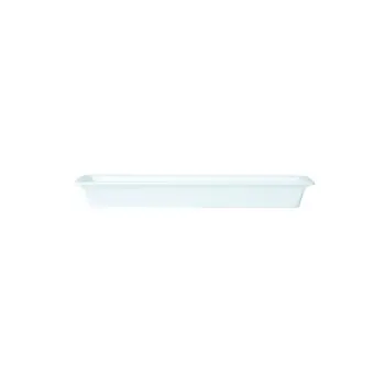 William Edwards Rectangle Tray 9 in x 5 in Classic White - Set of 12