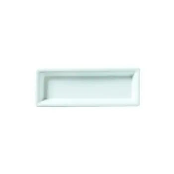 William Edwards Rectangle Tray 9 in x 5 in Classic White - Set of 12