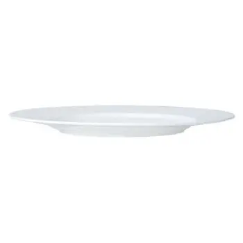 William Edwards Plate 10 3/4 in Classic White - Set of 12
