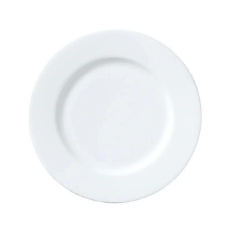 William Edwards Plate 6 1/2 in Classic White - Set of 12