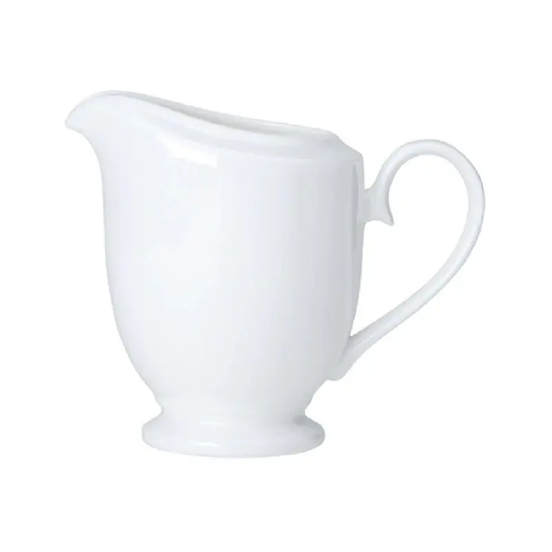 William Edwards Milk Jug 4 1/8 in (9 oz) Classic White - Set of 12