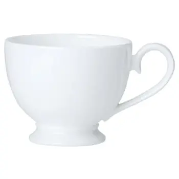 William Edwards Tea Cup Footed 4 3/4 in x 2 3/4 in (8 oz) Classic White - Set of 12