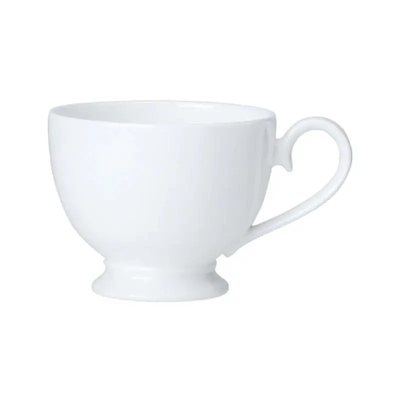 William Edwards Tea Cup Footed 4 3/4 in x 2 3/4 in (8 oz) Classic White - Set of 12