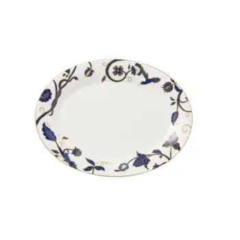 William Edwards Oval Tray 14 1/2 in x 11 in Makira - Set of 6