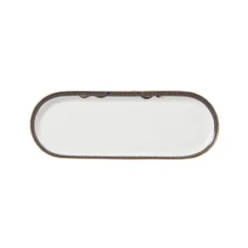 William Edwards Oblong Tray 10 in x 3 1/4 in Makira - Set of 12