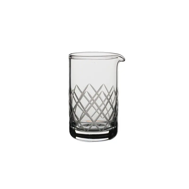 Rona Mixing Beaker 3 7/8 x 5 7/8 (20 1/2 oz) Diamond - Set of 12