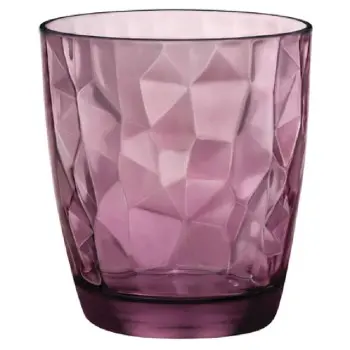 Bormioli Rocco Dof 3 5/8 x 4 (13 1/2 oz) Rock Purple Diamond - Set of 6