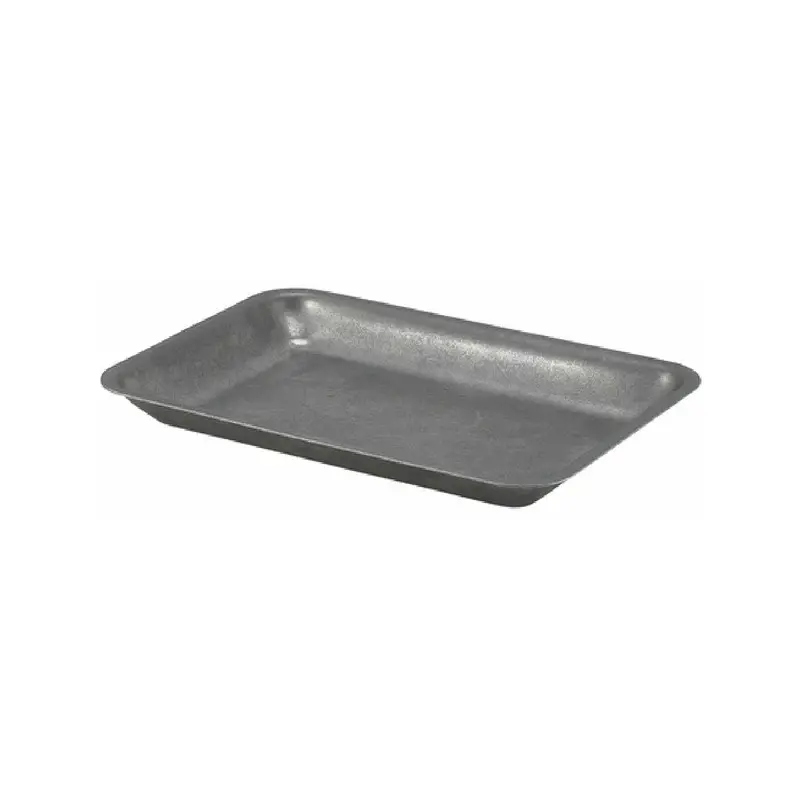 Genware Tray 8 in x 5 3/4 in x 3/4 in Vintage Stainless Steel - Set of 24 Genware Tray 8 in x 5 3/4 in x 3/4 in Vintage Stainless Steel - Set of 24