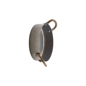 Genware Mini Casserole Dish 6 3/4 in x 4 7/8 in x 2 1/4 in ( 14 7/8 oz) Vintage Stainless Steel - Set of 12