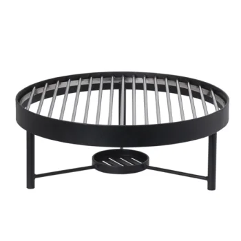 Creations Buffet Round Chafer Stand With Grill 14 5/8 in x 4 1/2 in (2 Gal) Black