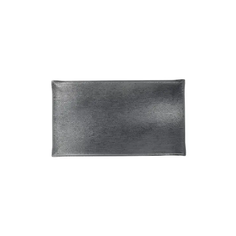 Creations Glass Rectangle Tray 12 1/2 in x 7 1/2 in Shikku Smoke - Set of 6 Creations Glass Rectangle Tray 12 1/2 in x 7 1/2 in Shikku Smoke - Set of 6