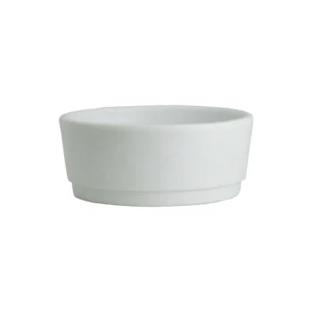 Creations Melamine Round Dish White 2 7/8 in x 1 1/4 in (2 oz) Cali - Set of 24