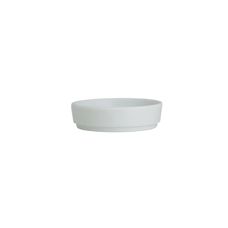 Creations Melamine Round Dish White 3 1/2 in x 1 in (2 oz) Cali - Set of 24 Creations Melamine Round Dish White 3 1/2 in x 1 in (2 oz) Cali - Set of 24