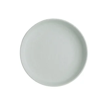 Creations Melamine Round Plate White 6 1/2 in x 1 1/4 in Cali - Set of 12