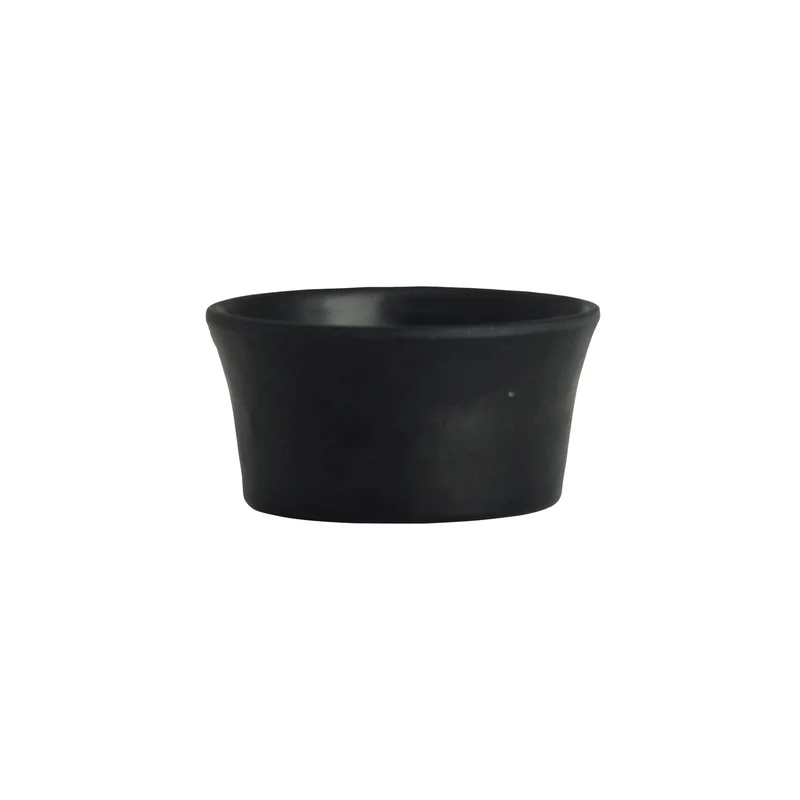Creations Melamine Round Dish Black 2 3/8 in x 1 1/4 in (1 1/2 oz) Cali - Set of 24 Creations Melamine Round Dish Black 2 3/8 in x 1 1/4 in (1 1/2 oz) Cali - Set of 24
