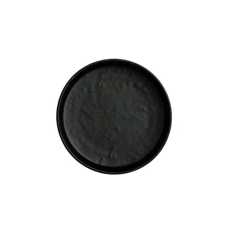 Creations Melamine Round Plate Black 4 7/8 in x 1 in Cali - Set of 12 Creations Melamine Round Plate Black 4 7/8 in x 1 in Cali - Set of 12